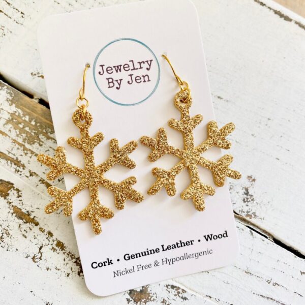 Snowflake: Fine Gold Glitter