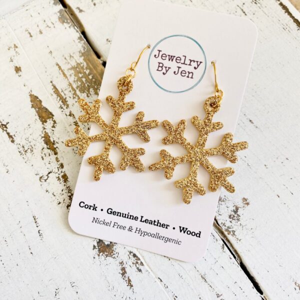 Snowflake: Fine Gold Glitter