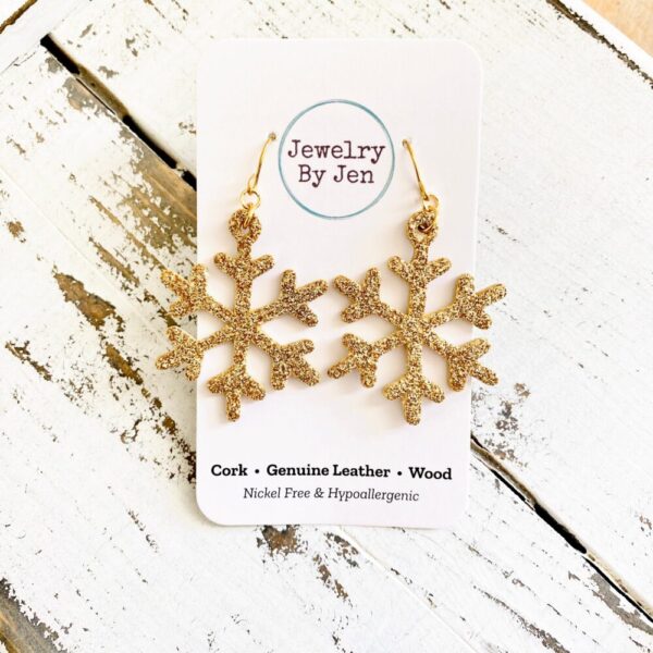 Snowflake: Fine Gold Glitter