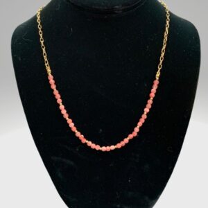 Pink Beaded Necklace