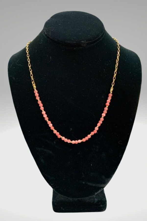 Pink Beaded Necklace