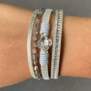 Silver Magnetic Bracelet