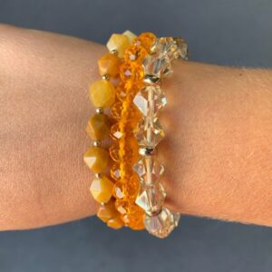 Golden Trio Bracelet Set