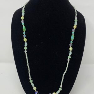 Versatile Green Beaded Necklace/Bracelet