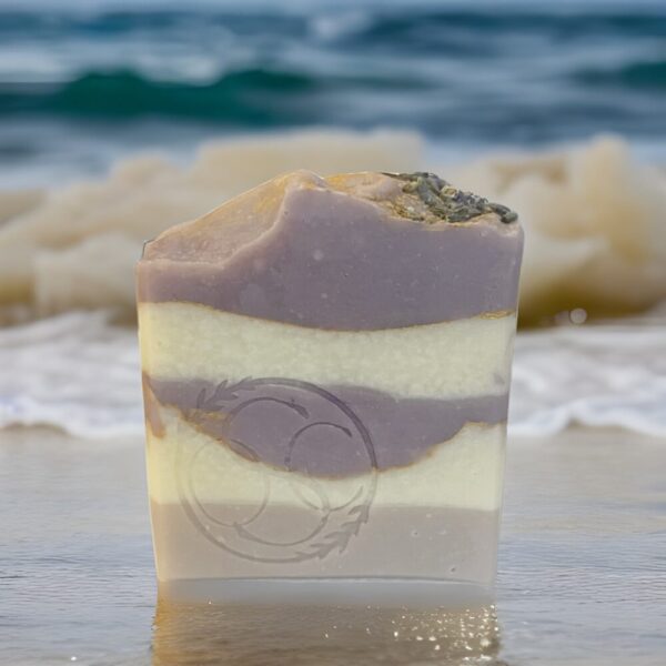 Goats Milk Soap | Lavender and Patchouli waves | Okoboji Soap Company