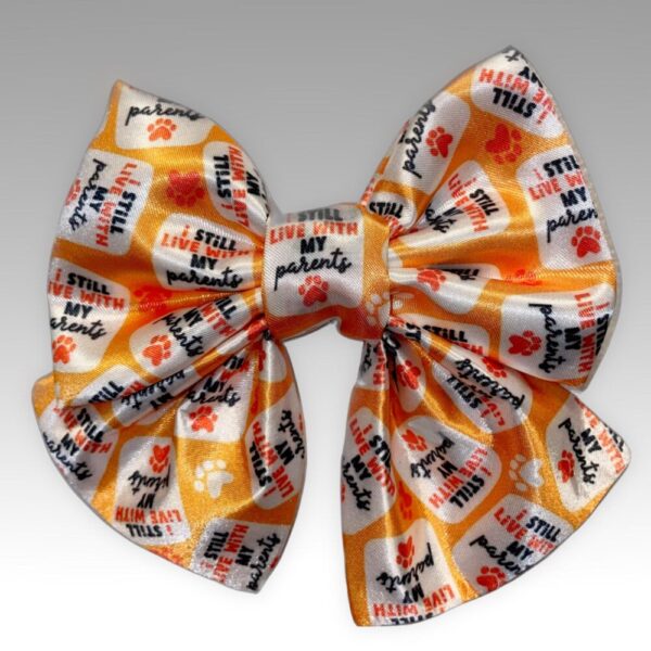 Pet Bowtie | “I Still Live With My Parents” | Billy Jax Dog Apparel