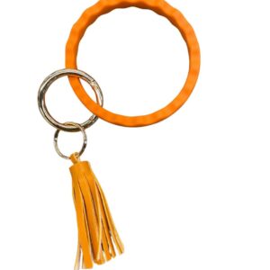 Wave Key Ring with Fringe