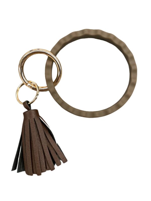 Wave Key Ring with Fringe