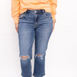 Rileigh High Rise Straight Denim