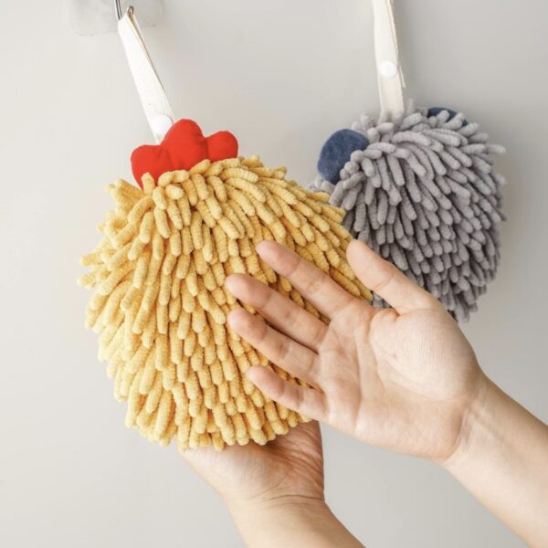 Childrens Hanging Ball Towels | Chenille Hand Towels