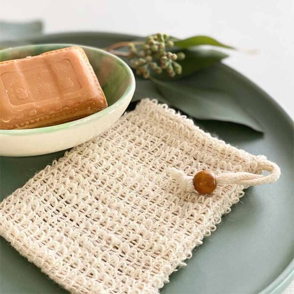 Sisal Soap Pouch