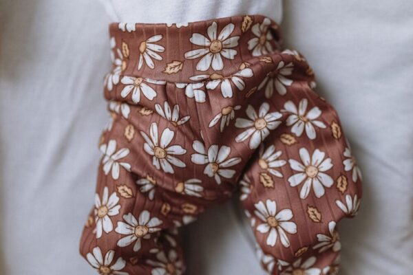 Daisy Fall *ribbed* Floral Joggers