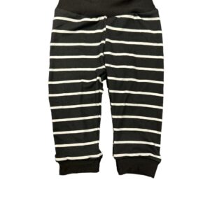 Black+White Stripe Joggers