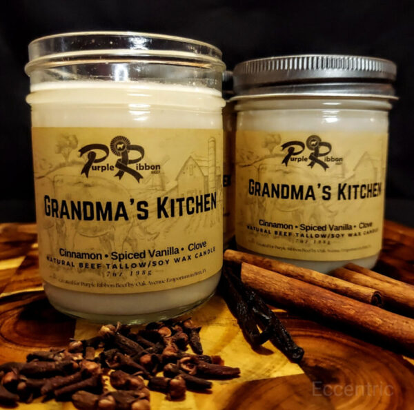 Natural Beef Tallow & Soy Hand Poured Candles