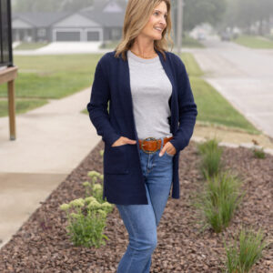 Saylor Micro Ribbed Cardi