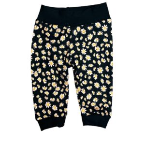 Black Daisy Joggers