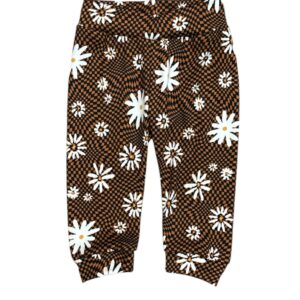 Groovy Daisy Floral Joggers