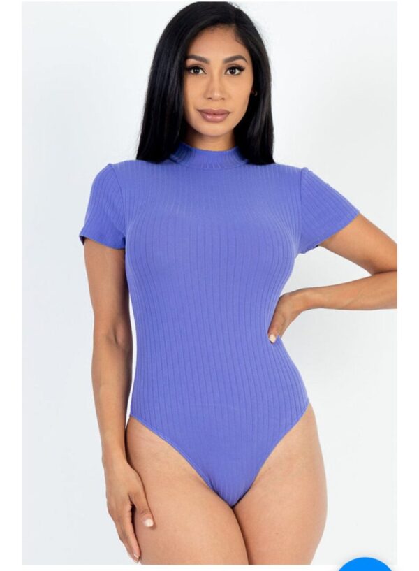 Capella Ribbed Short Sleeve Bodysuit