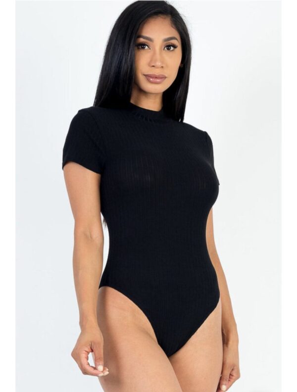 Capella Ribbed Short Sleeve Bodysuit