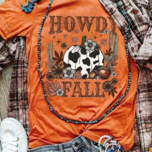 Lara Howdy Fall Tee