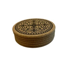 Cork Coaster Set – Mandala