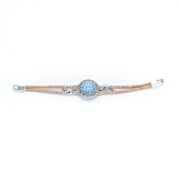 Cork Bracelet – Blue