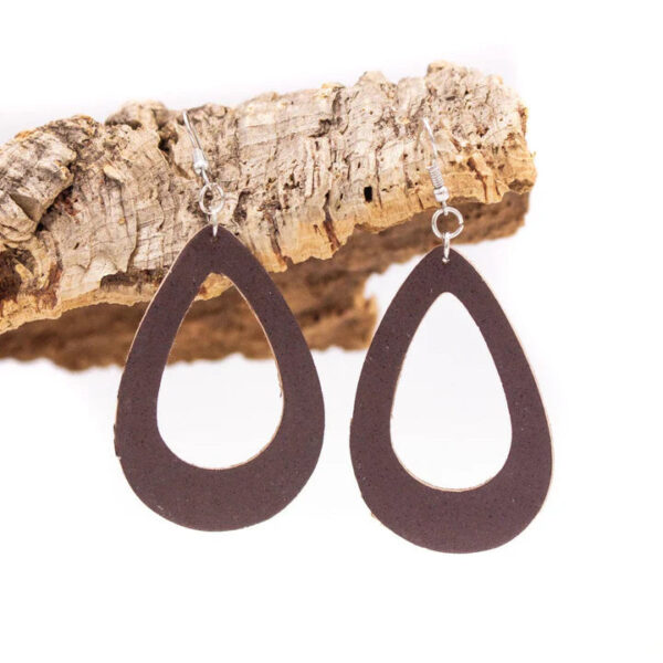 Cork Drop Earrings – Open Center