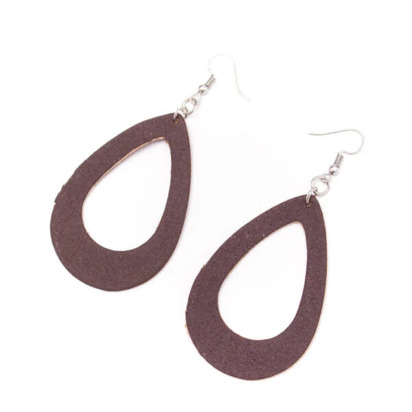 Cork Drop Earrings – Open Center