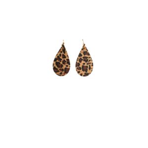 Cheetah Cork – Medium Teardrop