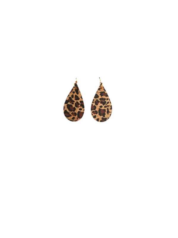 Cheetah Cork – Medium Teardrop