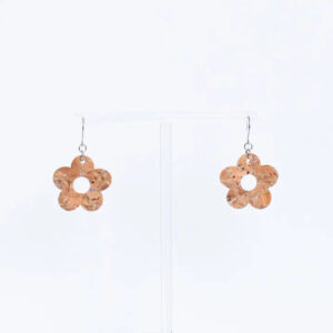 Cork Flower Earrings