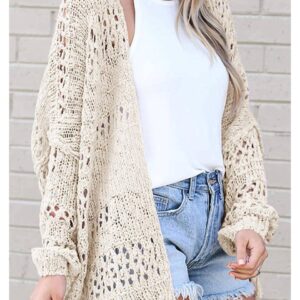 Edith LS Hollow Cardigan