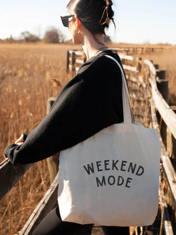 Canvas Tote – Weekend Mode