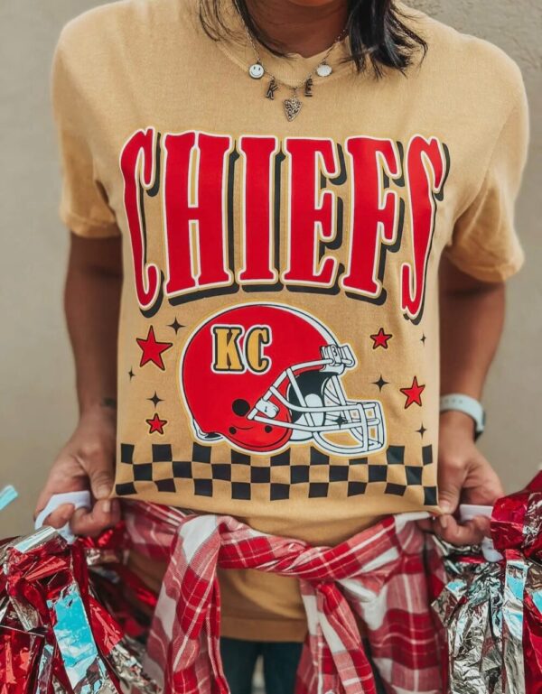 Chiefs Checkered Stars Tee