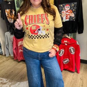 Chiefs Checkered Stars Tee