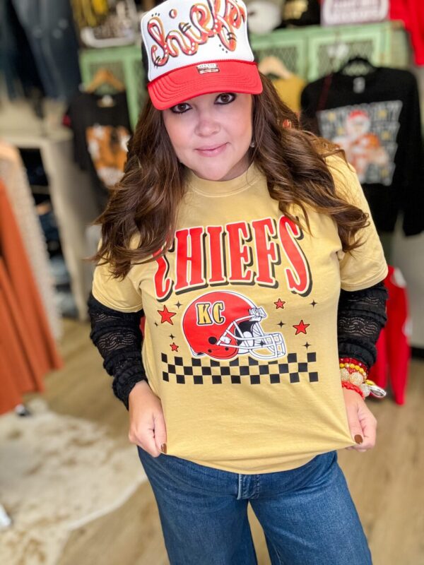 Chiefs Checkered Stars Tee