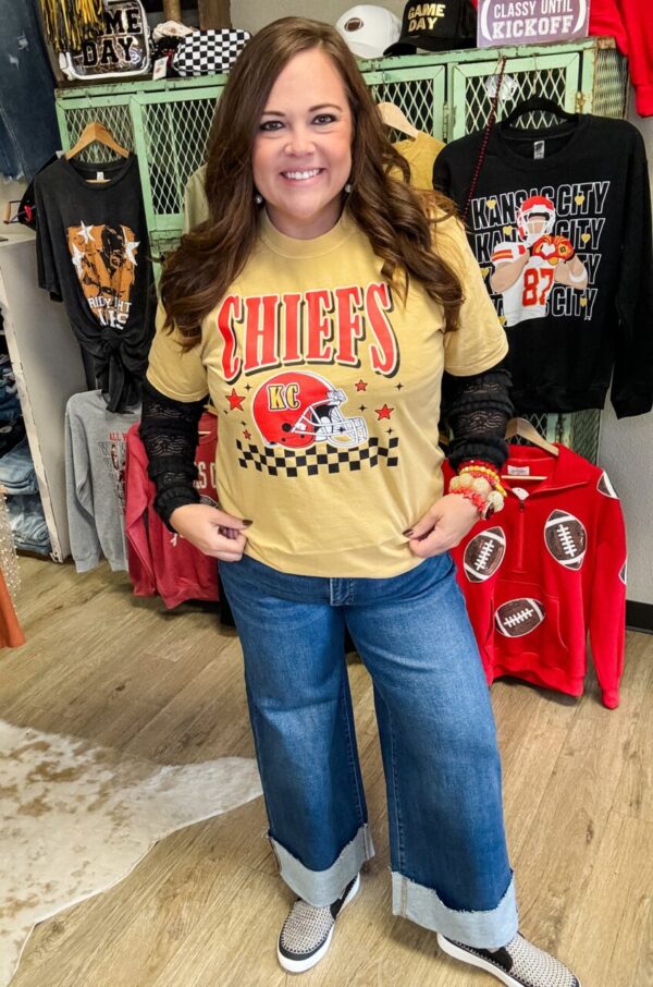 Chiefs Checkered Stars Tee