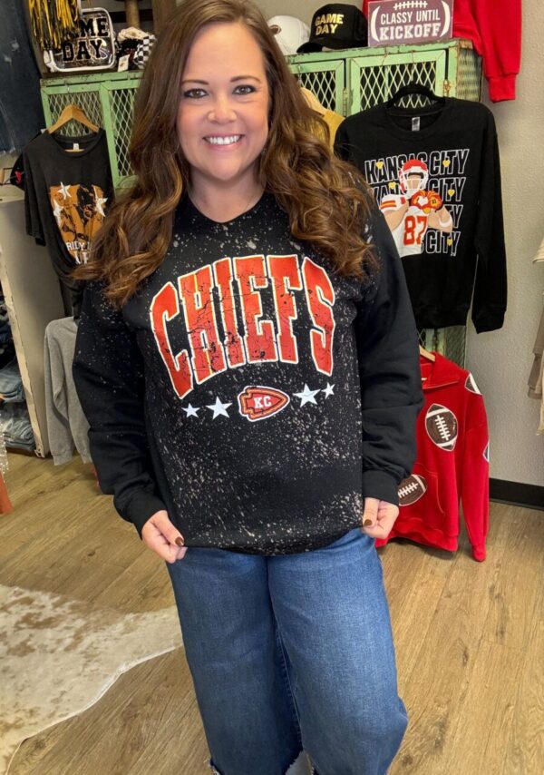 Chiefs Bleached Stars Sweatshirt