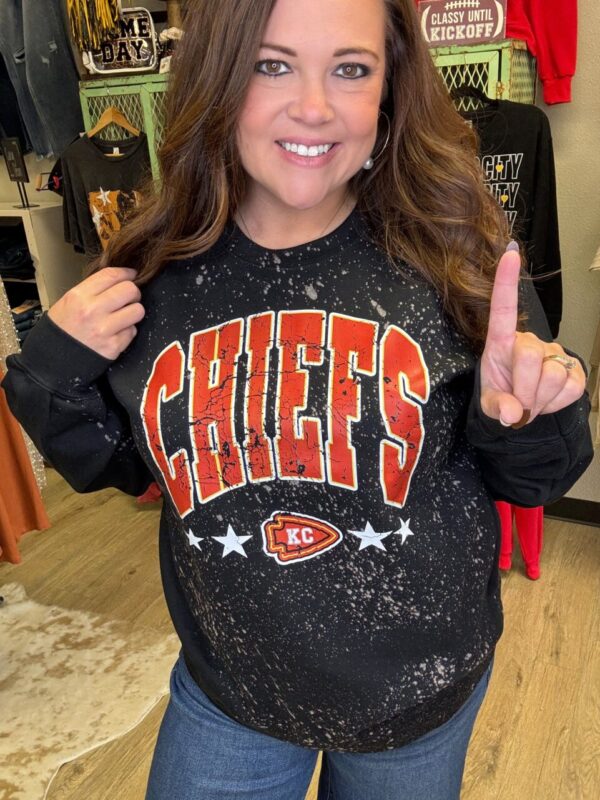 Chiefs Bleached Stars Sweatshirt