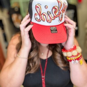 Chiefs Hand Painted Trucker Hats