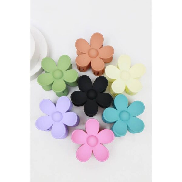 2 pcs Medium Daisy Matte Hair Claw