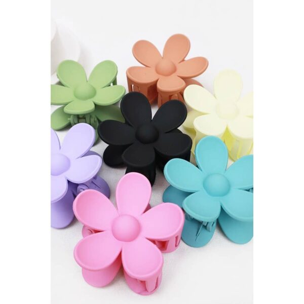 2 pcs Medium Daisy Matte Hair Claw