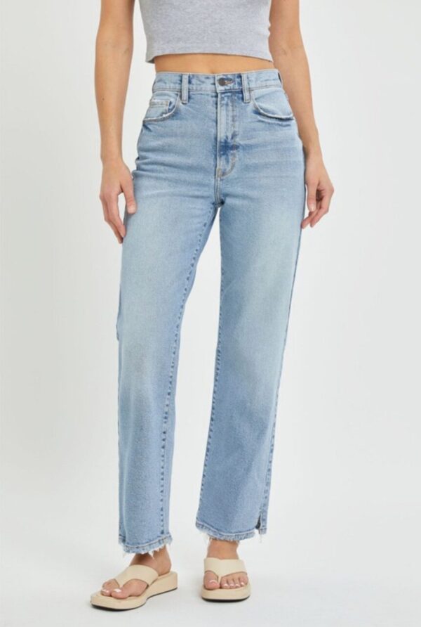 Cherry Cello Super High Rise Jean w/ side slit