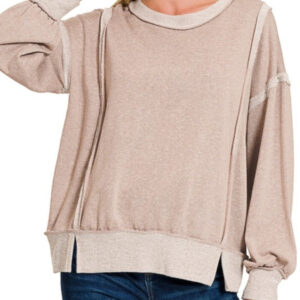 Blaire Exposed Seam Sweatshirt