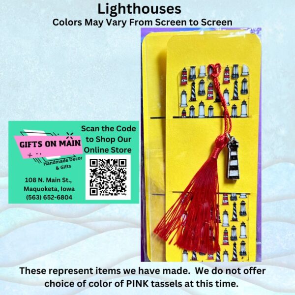 Bookmark, Flexible Acrylic, Sewing, Animals, Lighthouses, Gift Ideas