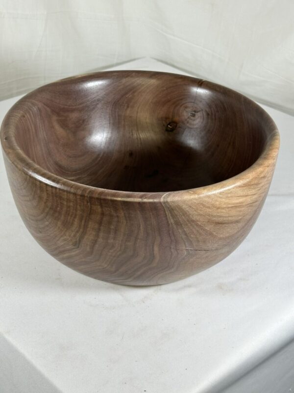 Large Walnut Salad Bowl