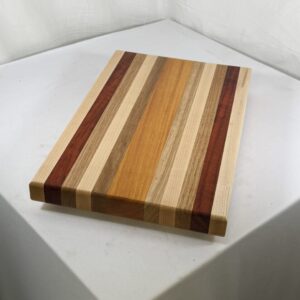 Cutting Board – Maple, Padauk, White Oak, Yellow Heart