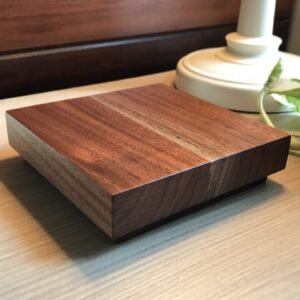 Small Walnut Jewelry box for home or travel