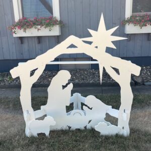 Nativity decor for outdoors