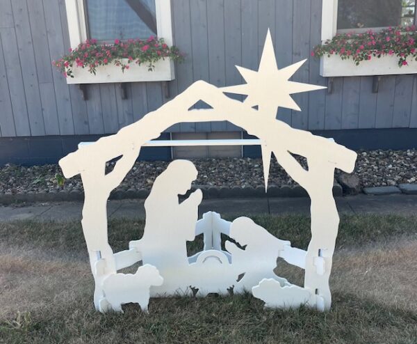 Nativity decor for outdoors